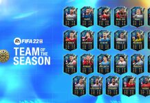 FIFA 22: ecco il TOTS (Team of the Season) di FUT