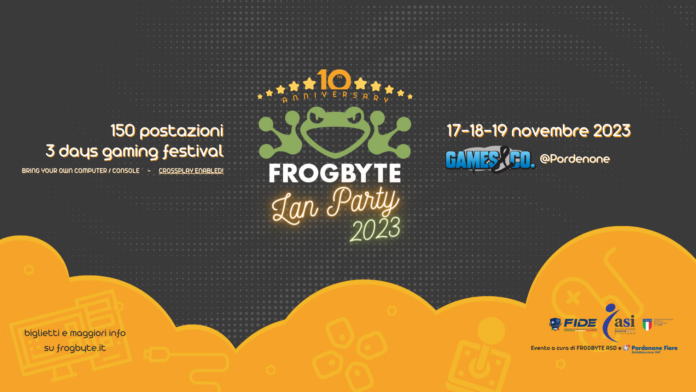 frogbyte lan party pordenone